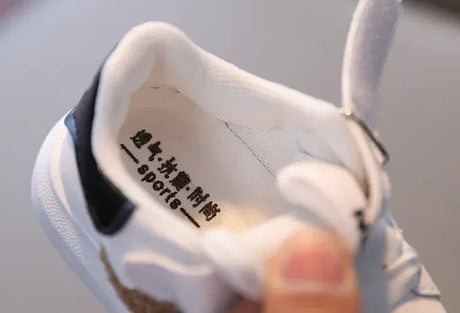 Toddler Waterproof Leather Baby Panda Sneakers - Omega Lifestyles