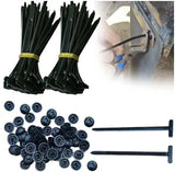 Heavy-Duty Self-Locking Nylon Cable Tie Buckles - Omega Lifestyles