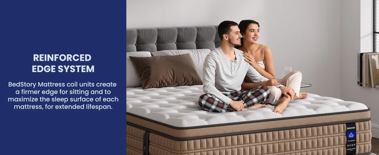 Medium 12-Inch Hybrid Gel Memory Foam Mattress