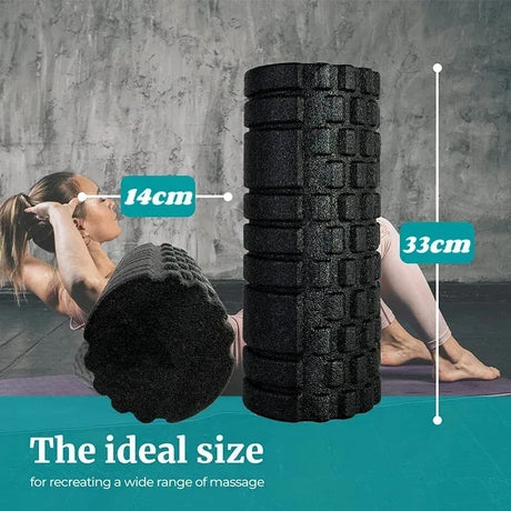 EPP High Density Yoga Foam Roller Massage Tool 33cm - Omega Lifestyles