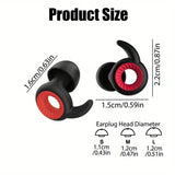 Silicone Soft Noise-Blocking Waterproof Sleep Earplugs - Omega Lifestyles