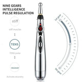 5-Head Electric Acupuncture Point Massage Pen Pain Relief - Omega Lifestyles