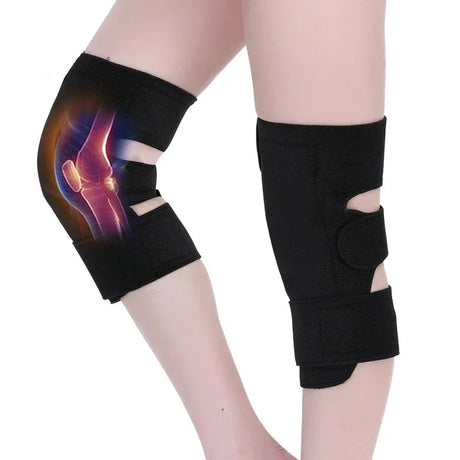 Pair Of Tourmaline Self-Heating Magnetic Therapy Knee Pads - Omega Lifestyles