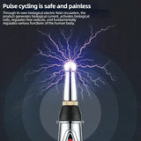 Electronic Acupuncture Pen Stainless Steel Massage Device With 5 Heads - Omega Lifestyles