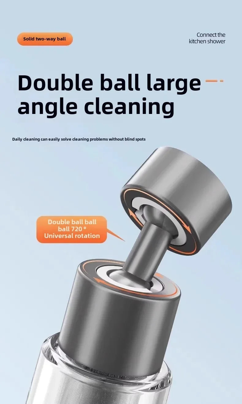 3-In-1 Kitchen Faucet Extender With Filter And 720° Rotation - Omega Lifestyles