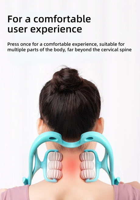 Cervical Spine Roller Massage Therapy Tool For Neck Pain - Omega Lifestyles