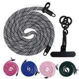 120cm Thick Adjustable Polyester Crossbody Phone Lanyard