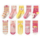 Children’s Cotton Non-Slip Cartoon Knit Socks - Omega Lifestyles