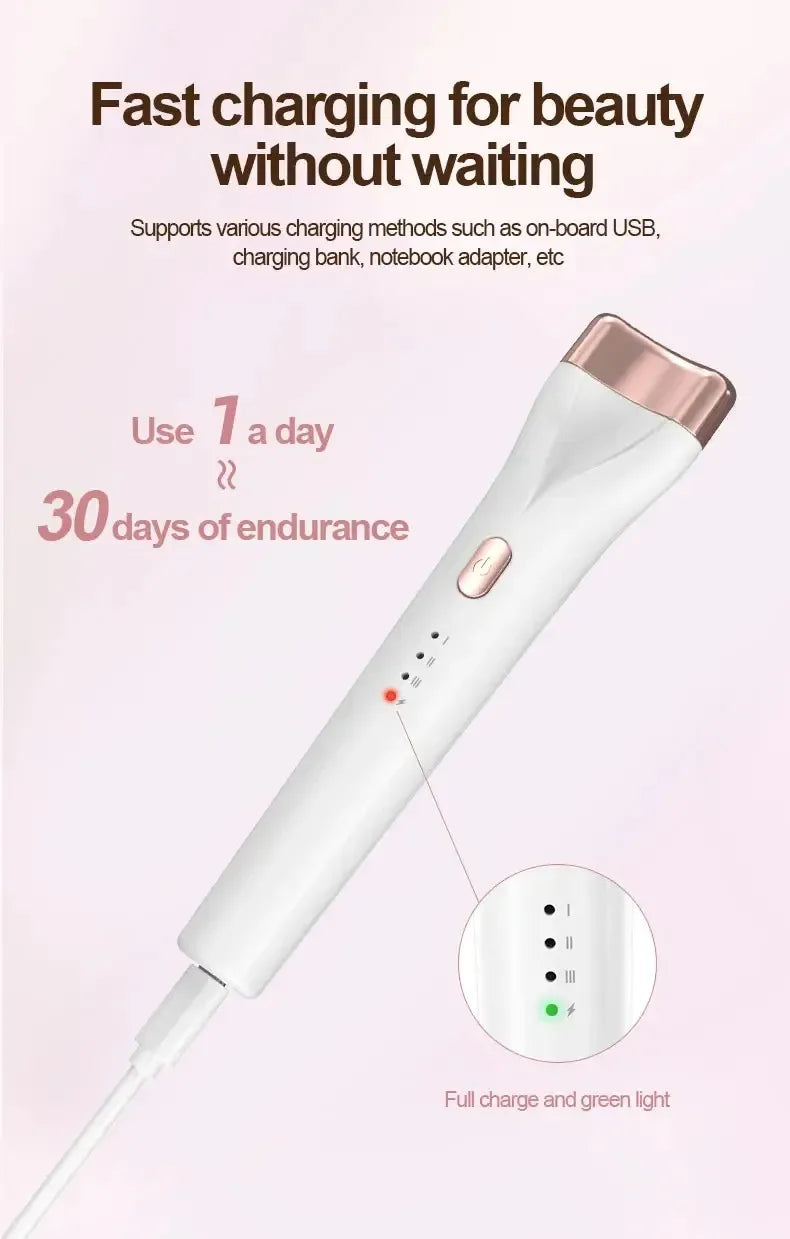 Electric Heated Eyelash Curler 3-Speed Temperature Control - Omega Lifestyles