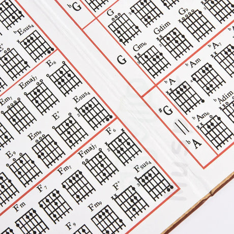 Instructional Acoustic Classical Electric Guitar Chord Book - Omega Lifestyles