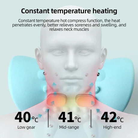 Electric Neck Massager Pillow With Infrared Heating - Omega Lifestyles