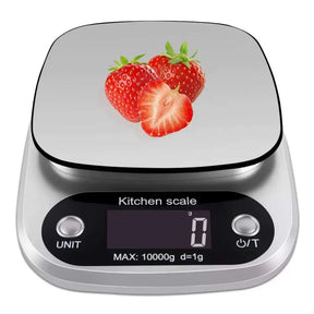 Digital Kitchen Scale Stainless Steel LCD Display - Omega Lifestyles