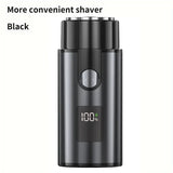 Rotary Electric Shaver Cordless Waterproof Rechargeable Razor - Omega Lifestyles