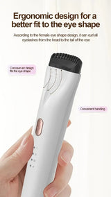 Electric Heated Eyelash Curler 3-Speed Temperature Control - Omega Lifestyles