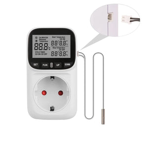 Digital Display Temperature Controller Thermostat Socket - Omega Lifestyles