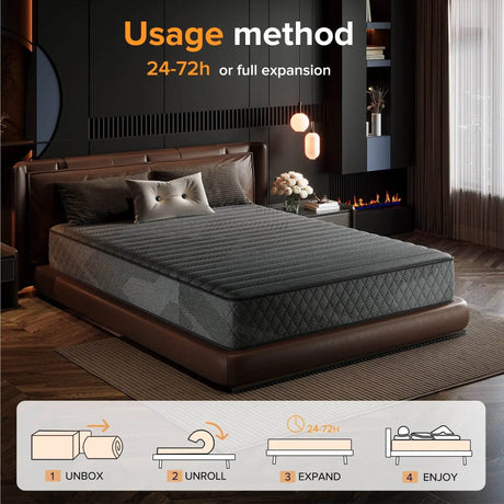 Medium Hybrid Gel Memory Foam Mattress - Omega Lifestyles