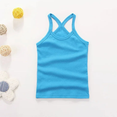 Kids Cotton Sleeveless Casual Vest Top - Omega Lifestyles