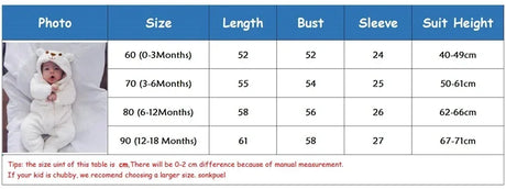 Baby Bear Hooded Cotton Romper Long Sleeve Footies - Omega Lifestyles