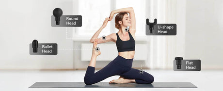Deep Tissue Portable Massage Gun With Four Heads - Omega Lifestyles