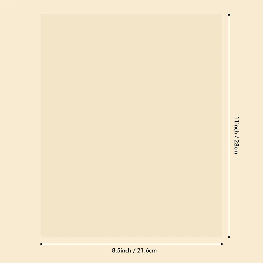 Set Of 50 Heat Resistant Clear Acetate Craft Sheets - Omega Lifestyles