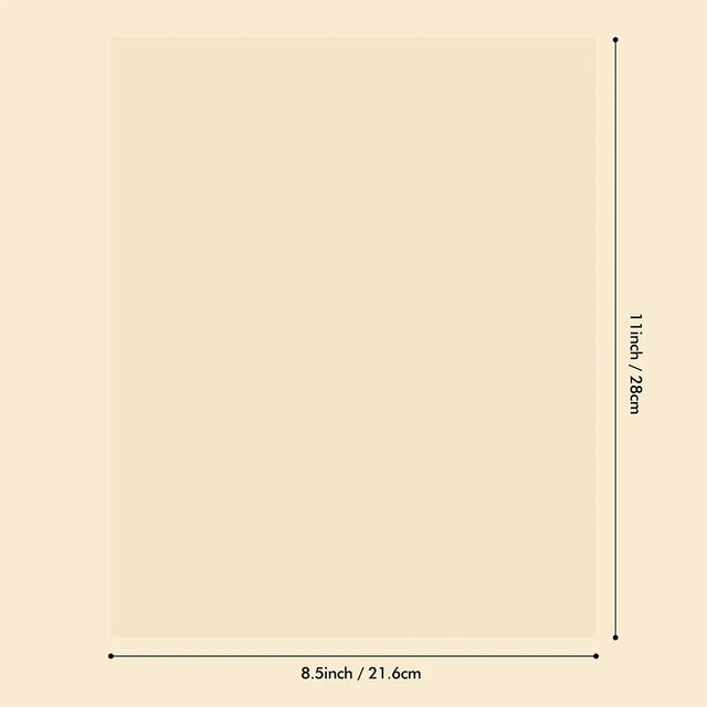 Set Of 50 Heat Resistant Clear Acetate Craft Sheets - Omega Lifestyles