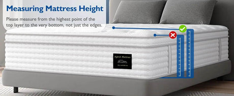 Medium Hybrid Gel Memory Foam Pocket Spring Mattress - Sleep Galleria