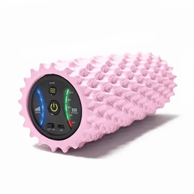 Electric Rechargeable Vibrating Foam Roller Deep Tissue Massager - Omega Lifestyles