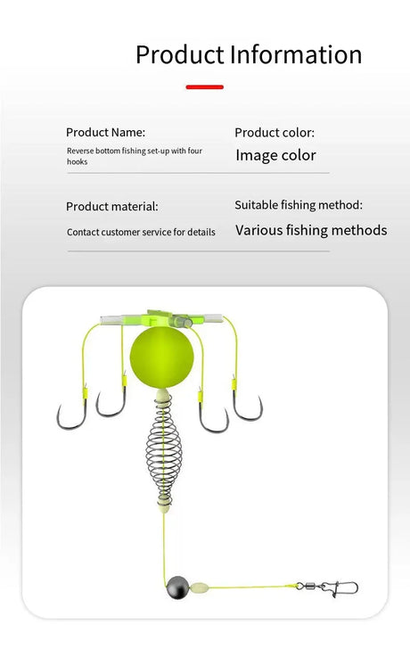 Set of 2 High Carbon Steel Explosion Hook Fishing Bait Cages - Omega Lifestyles