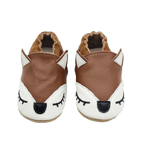 Breathable Leather Baby Shoes Soft First Walkers - Omega Lifestyles