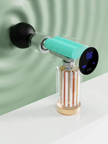Mini 4-Head Portable Multi-Stage Muscle Massage Gun - Omega Lifestyles