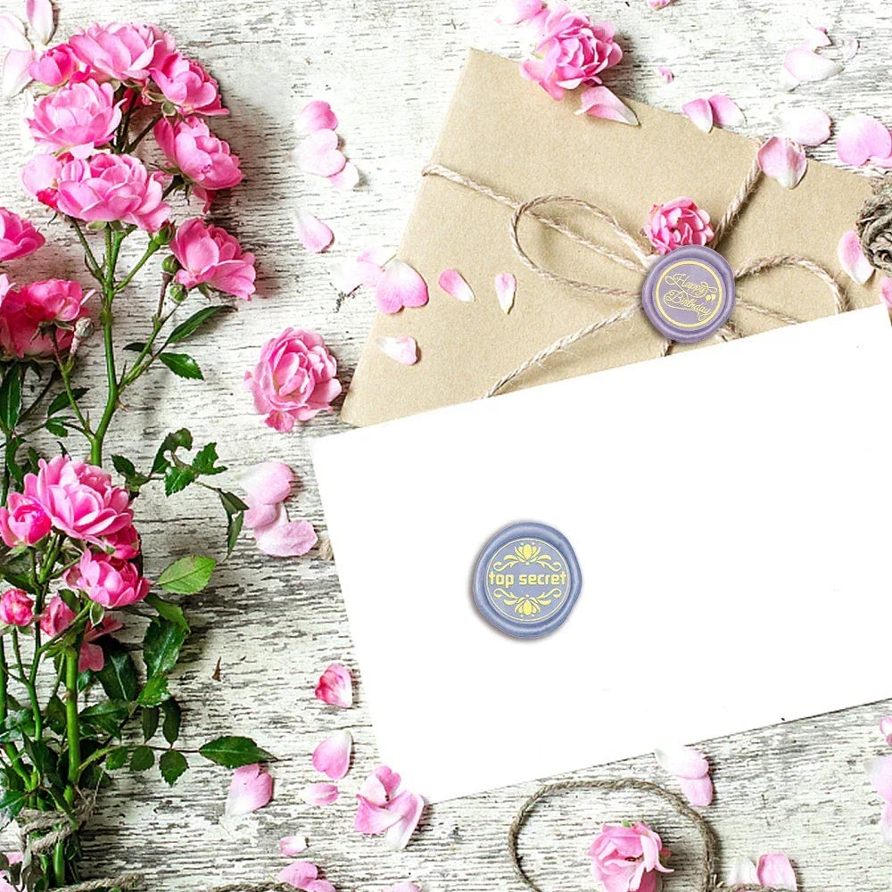 Wax Seal Stamp With Removable Brass Head For Decoration - Omega Lifestyles