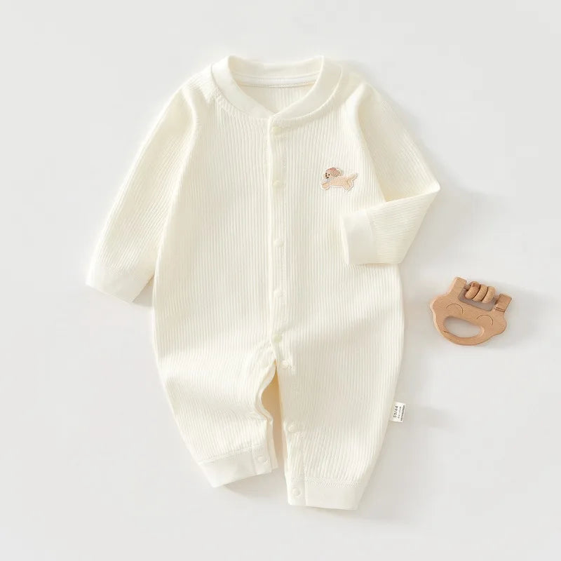 Cotton Autumn Long Sleeve Baby Jumpsuit Romper