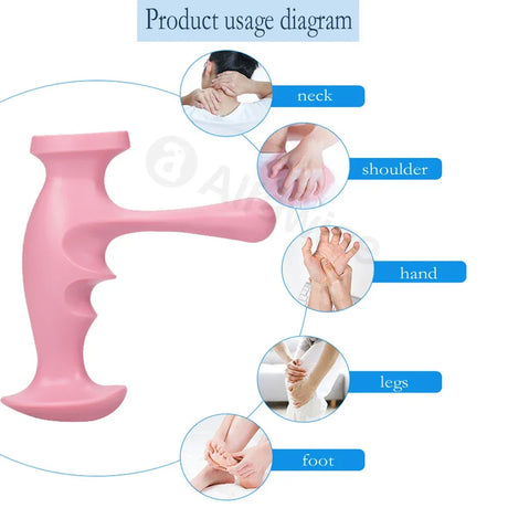 Set Of 2 T-Shaped Deep Tissue Thumb Massagers - Omega Lifestyles