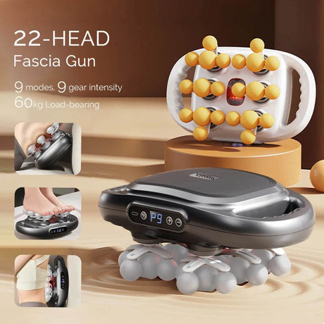 22-Head High-Frequency Vibration Body Massage Gun - Omega Lifestyles