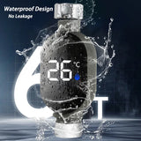 Digital Bath Shower Thermometer With Tri-Color Led Alert - Omega Lifestyles