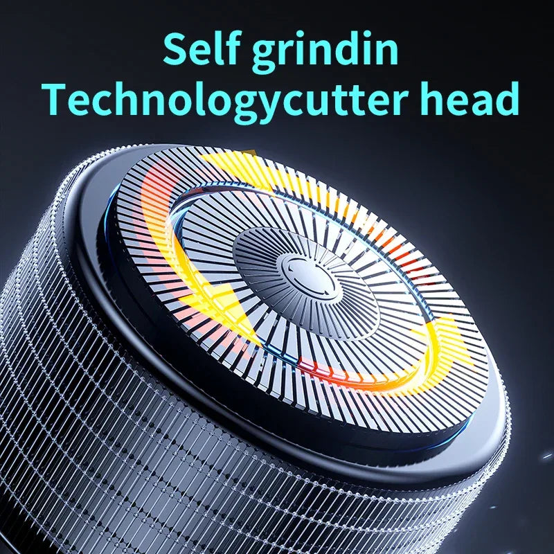 Rotary Electric Shaver Cordless Waterproof Rechargeable Razor - Omega Lifestyles