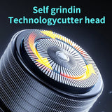 Rotary Electric Shaver Cordless Waterproof Rechargeable Razor - Omega Lifestyles