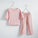 Girls Thin Summer Polyester Knit Casual Homewear Set - Omega Lifestyles