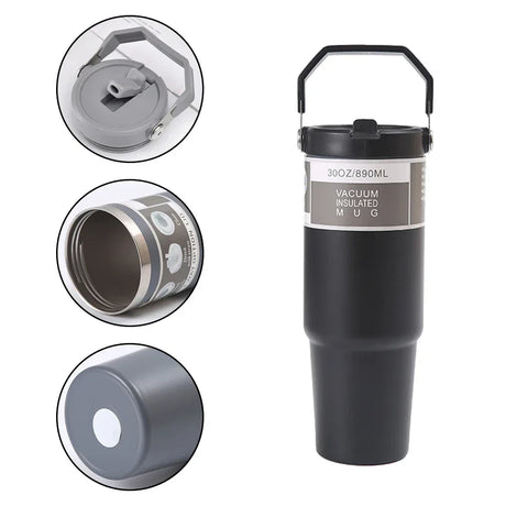 30-Inch Stainless Steel Insulated Thermos Travel Bottle - Omega Lifestyles