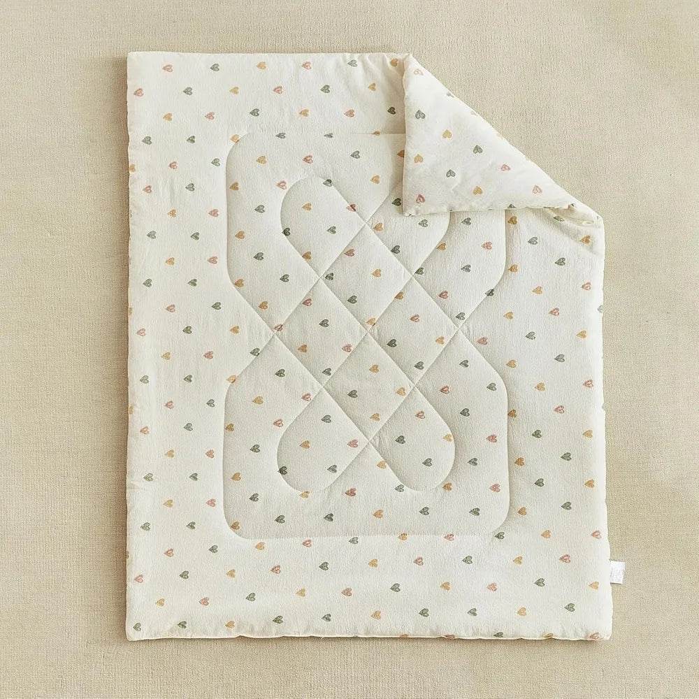 White Star Toddler Bedding Set,4 Pieces Reversible Toddler Comforter Set,Ultra Soft Crib Bed Set for Girls and Boys,Including C - Omega Lifestyles