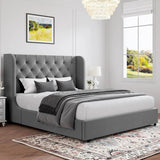 Upholstered Velvet Tufted Bed Frame - Omega Lifestyles