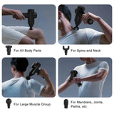 Deep Tissue Portable Massage Gun With Four Heads - Omega Lifestyles