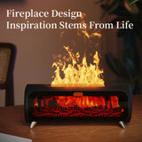 Fireplace Ultrasonic Essential Oil Aroma Diffuser Humidifier - Omega Lifestyles