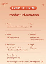 USB Electric Heating Neck Shoulder Massager Thermal Compress Wrap - Omega Lifestyles