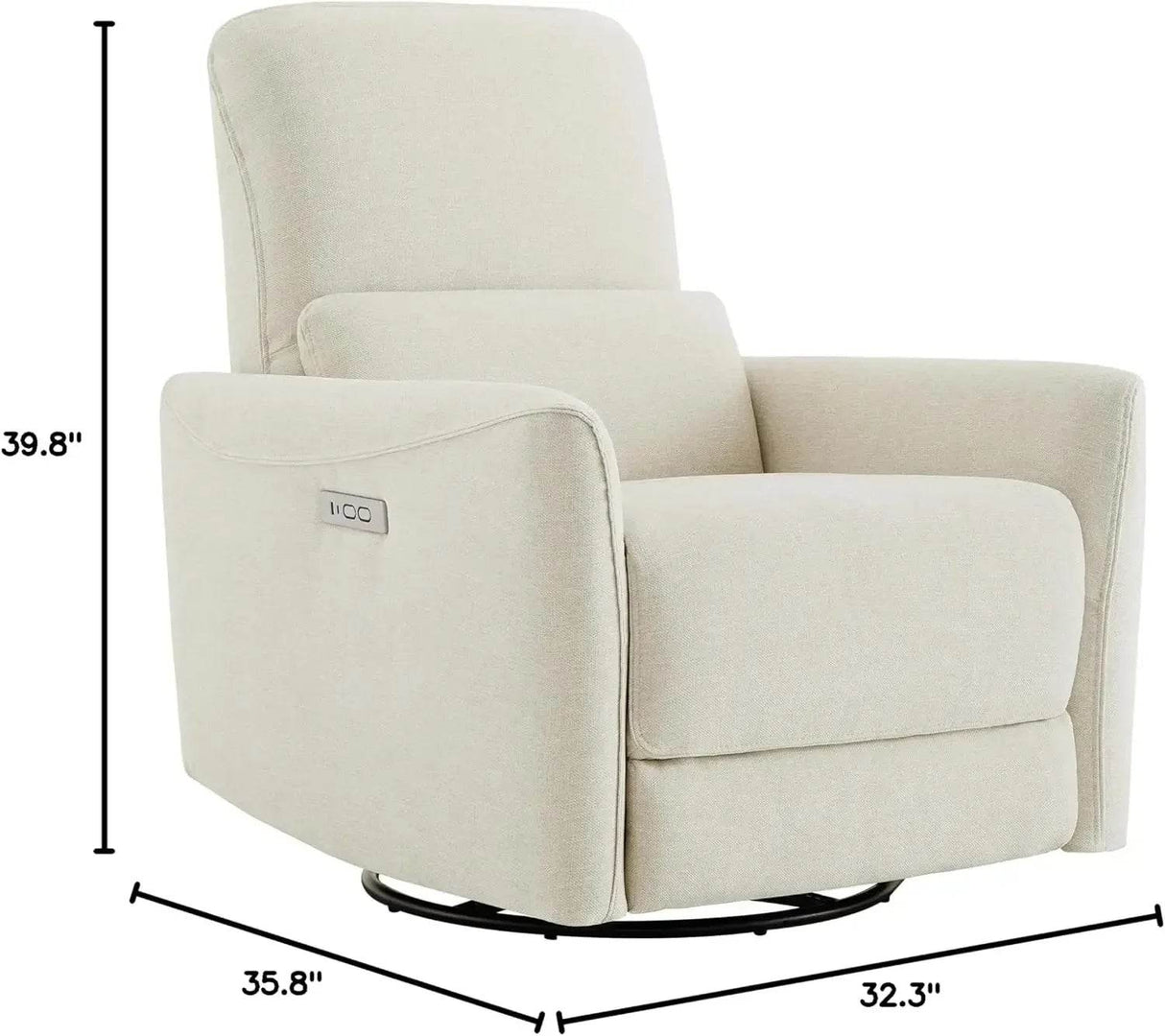 Power Recliner Swivel Glider Chair with Lumbar Support - Omega Lifestyles