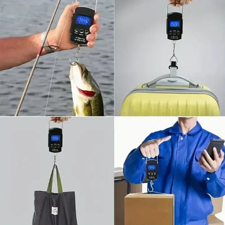 Portable Digital Hanging Scale With 50kg Capacity - Omega Lifestyles