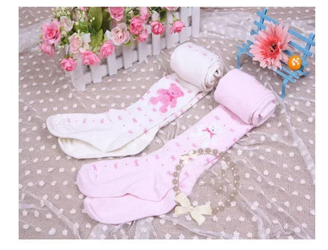 Girls Cotton Cartoon Soft Knit Autumn Tights - Omega Lifestyles