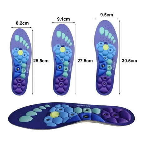 Pair Of Magnetic Therapy Acupressure Massage Insoles - Omega Lifestyles