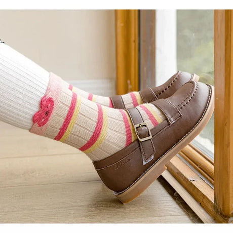 Children’s Cotton Non-Slip Cartoon Knit Socks - Omega Lifestyles