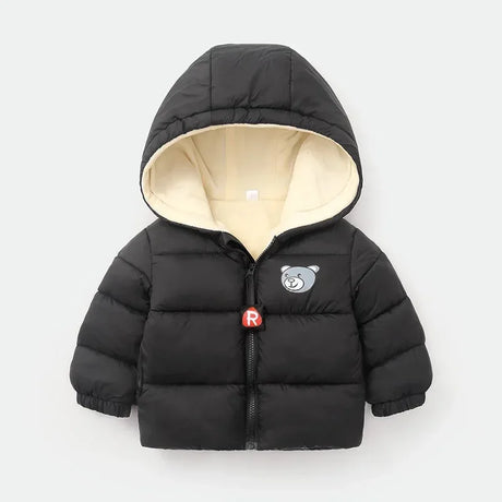 Heavyweight Winter Kids Cartoon Hooded Fleece Jacket - Omega Lifestyles